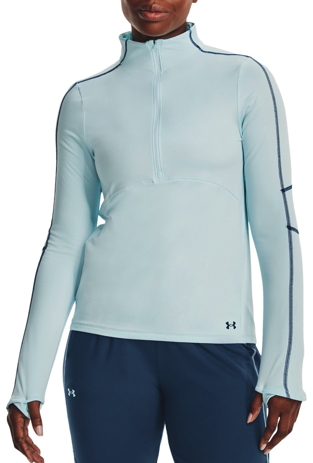 Majica dugih rukava Under Armour UA Train CW 1/2 Zip-BLU