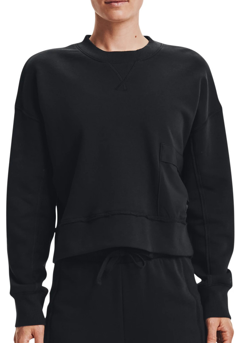 Trenirka (gornji dio) Under Armour UA Prjct Rock Fleece Crew-BLK