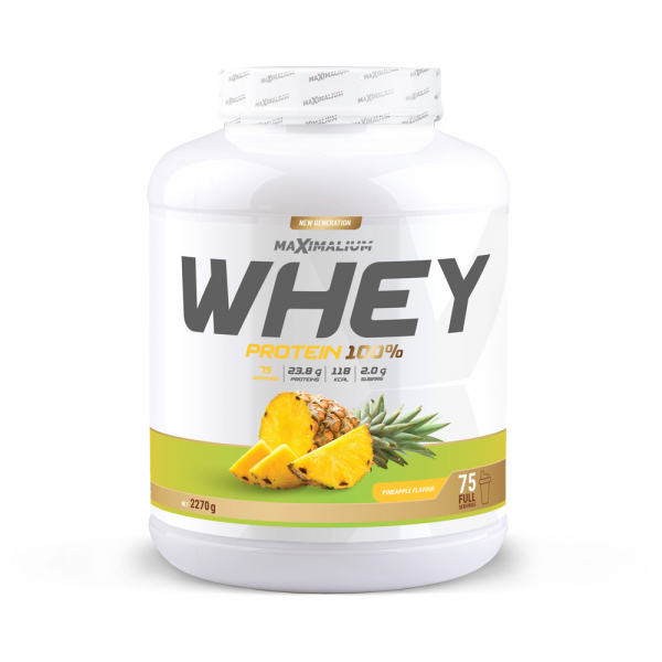  100 % Whey protein ananas 2270g (75 doza) 