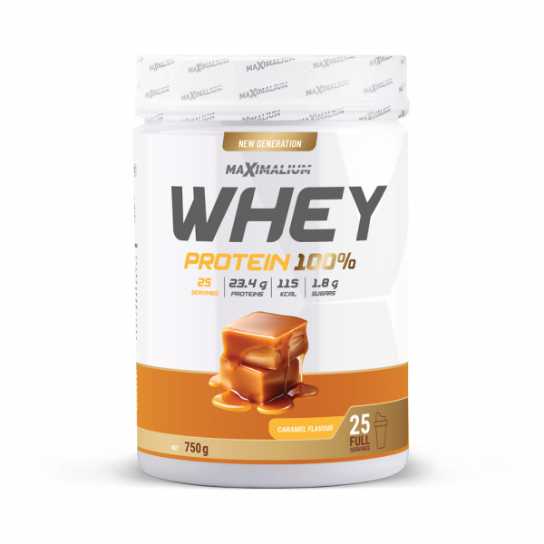  100 % Whey protein karamela 750g (25 doza) 