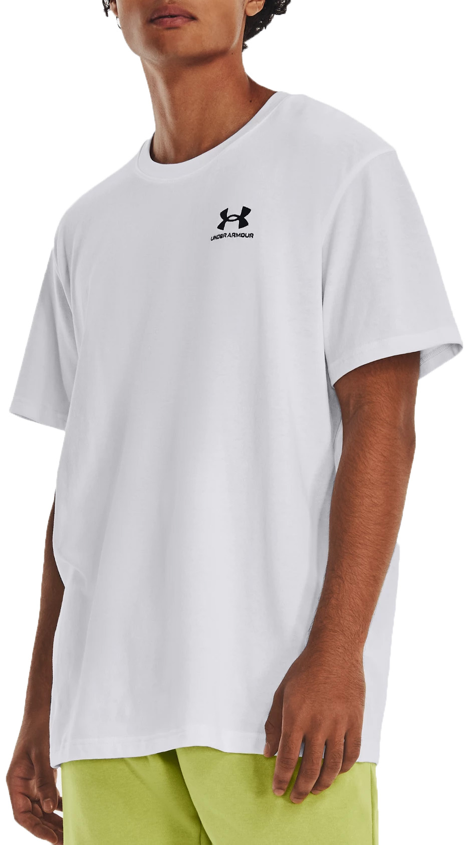 Majica Under Armour UA LOGO EMB HEAVYWEIGHT SS-WHT