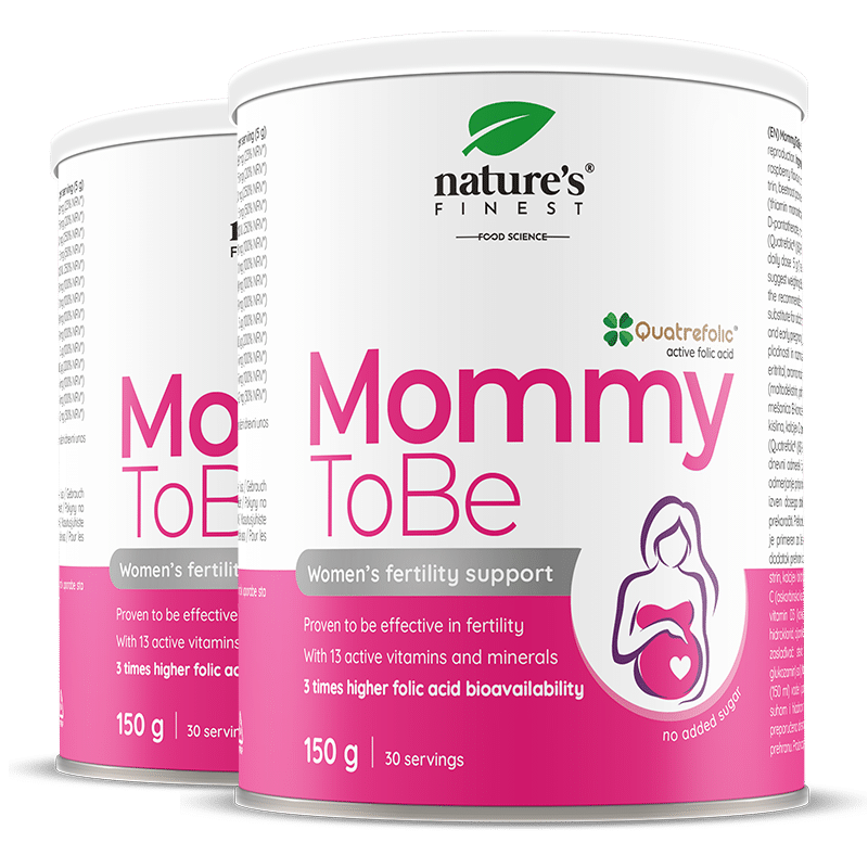 Nature’s Finest Mommy ToBe | dodatak za žene za plodnost i pripremu za trudnoću | Quatrefolic folat, željezo, cink, B‑kompleks za reproduktivno zdravlje