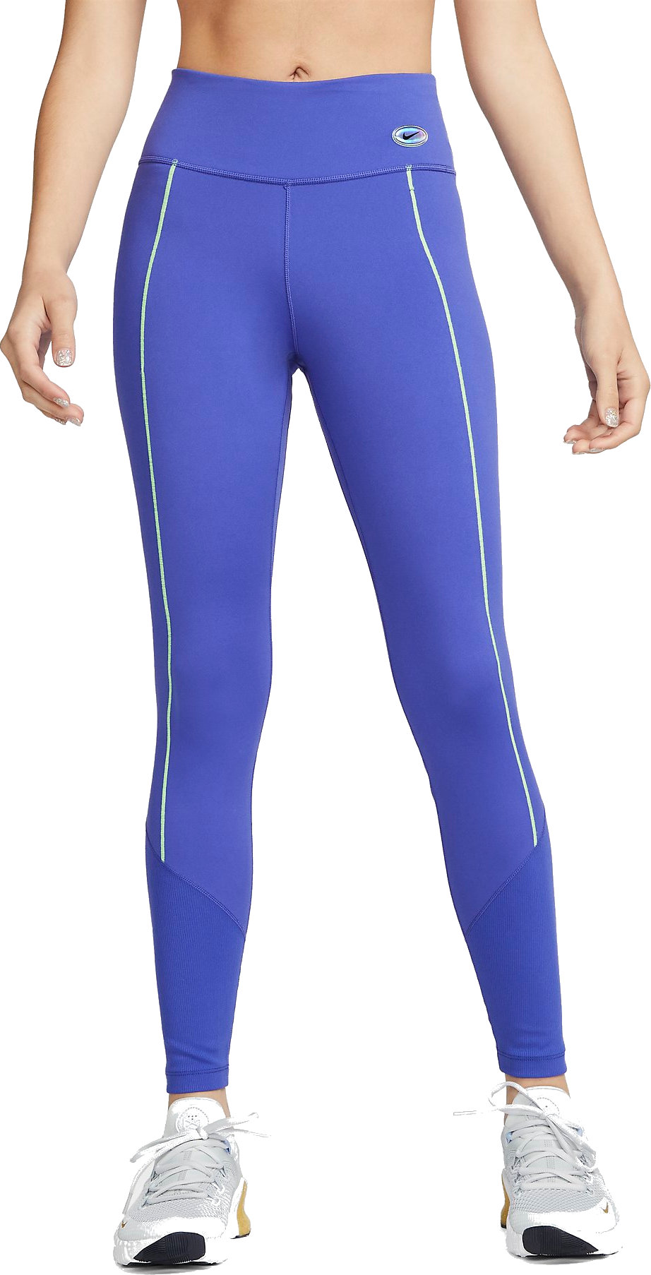 Tajice Nike W NK ONE DF MR TGHT 7/8 NVLTY