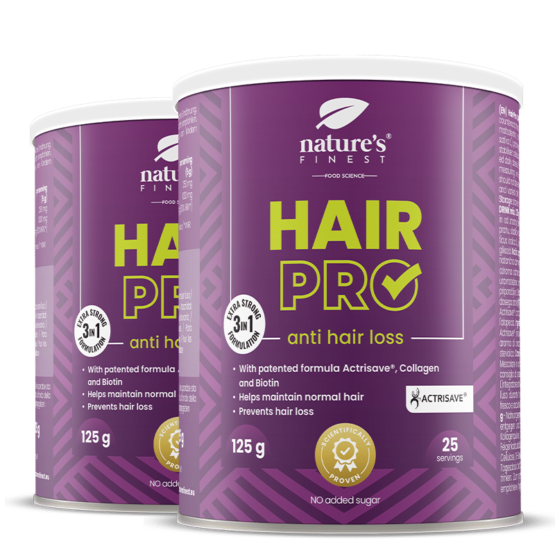 Nature's Finest Hair Pro FOR MEN | dodatak za muškarce za podršku gustoći i ispadanju kose | Actrisave, kolagen i biotin za jaču i puniju kosu