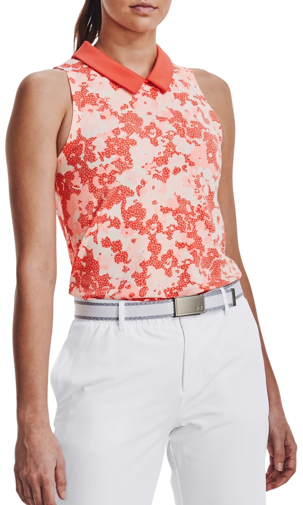 Majica bez rukava Under Armour UA Zinger Rise Slvls Polo-ORG